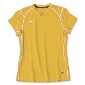 Nike Womens Brasilia II Soccer Jersey (Gold)