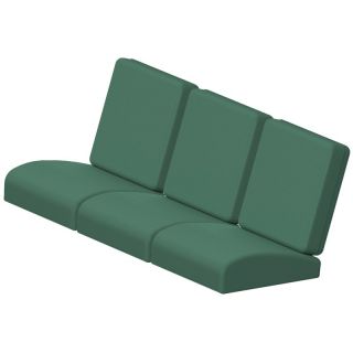 POLYWOOD 24 x 24 Sunbrella Club Chair Seat Cushion   Set of 3 Multicolor  