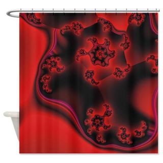  Red Nebula Curl Lavine Shower Curtain  Use code FREECART at Checkout