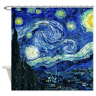  Van Gogh Starry Night Shower Curtain  Use code FREECART at Checkout