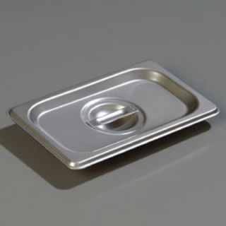 Carlisle 1/9 Size Steam Table Pan Cover   Solid, Flat, Stainless