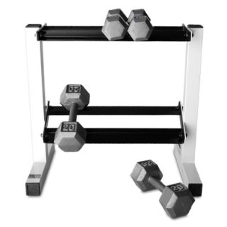 CAP Barbell 150 lb. Hex Dumbbell Set with Rack Multicolor   SDGS 150R