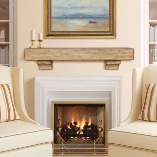 Pearl Mantels Tuscany Distressed Mantel Shelf Multicolor   412 60 25, 60 in.