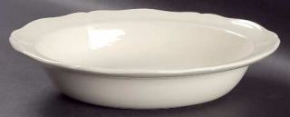 Wedgwood QueenS Plain 9 Oval Vegetable Bowl, Fine China Dinnerware   QueenS S