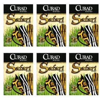 Curad Sterile Safari Strips 25 count Adhesive Bandages (pack Of 6)
