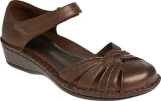 Womens Aravon Clarissa   Bronze Leather Casual Shoes