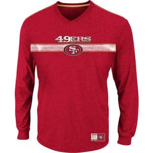 San Francisco 49ers VF Licensed Sports Group NFL Victory Pride V Long Sleeve T Shirt