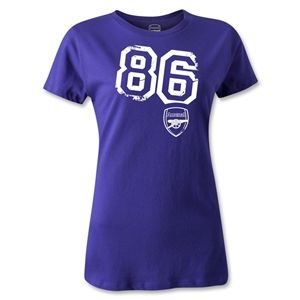 365 Inc Arsenal 86 Womens T Shirt (Purple)