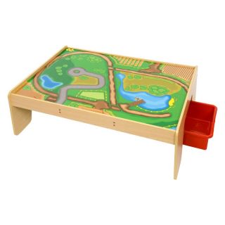 Bigjigs Toys Train Table with Drawers Multicolor   BJT041