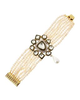 Multi Strand Pearl Bracelet