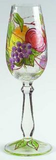 American Atelier Pompeii Fruit Glassware Champagne Flute, Fine China Dinnerware
