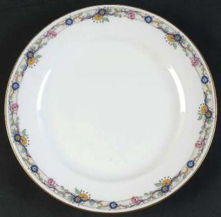 Charles Ahrenfeldt Ahr1 Luncheon Plate, Fine China Dinnerware   Speckled Band W/