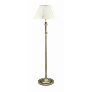 House of Troy HOU CL201 AB Club Antique Brass Floor Lamp