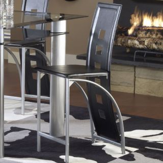Bernards Astro Bar stool 410 Color Black/Silver