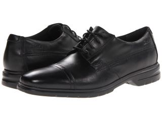 Clarks Ohara Mens Lace Up Cap Toe Shoes (Black)