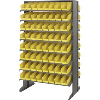 Quantum Storage Double Sided Rack With 128 Bins   24in. X 36in. X 60in. Size,