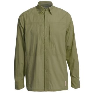 Redington Roaring Fork Shirt   UPF 30+  Long Sleeve (For Men)   BARK (L )
