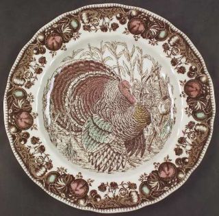 Johnson Brothers His Majesty (From An Original Engraving) Accent Dinner Plate, F