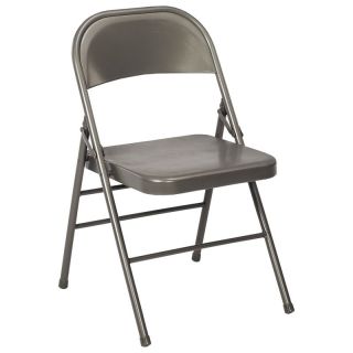 Cosco All Steel Folding Chair 4 Pack Cool Gray   60 810 CLG4