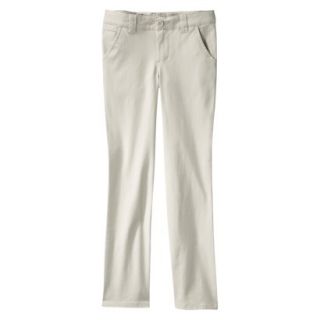 Cherokee Girls Twill Pant   Oyster 6