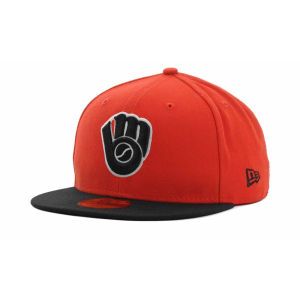 Milwaukee Brewers New Era MLB BW 2 Tone 59FIFTY Cap