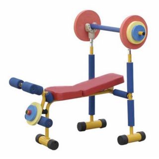 Fun & Fitness Health Systems for Kids Weight Bench Multicolor   9204