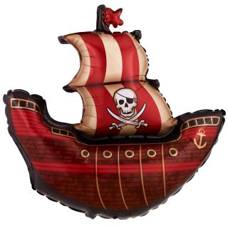 Pirate Ship Shape 40 Jumbo Foil Balloon