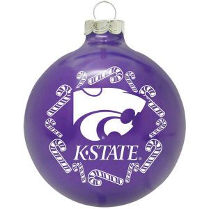 Kansas State Wildcats Traditional Ornament Candy Cane