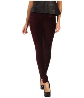 7 For All Mankind The Skinny Riche Touch Velvet Womens Casual Pants (Mahogany)