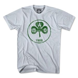 Objectivo Panathinaikos Vintage Crest T Shirt (Gray)