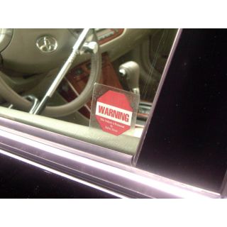 The Club Vehicle Anti theft Security Decals