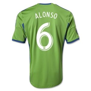 adidas Seattle Sounders FC 2013 ALONSO Primary Soccer Jersey