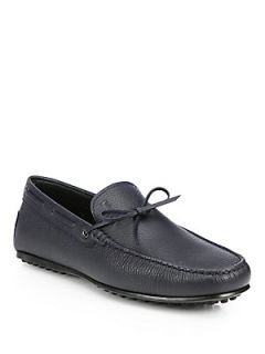 Tods Leather City Drivers   Blue