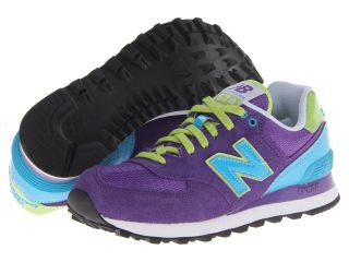 New Balance Classics WL574 Carnival Womens Classic Shoes (Purple)