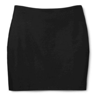 Merona Womens Woven Mini Skirt   Black   10