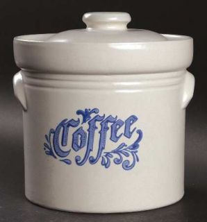 Pfaltzgraff Yorktowne (Usa) Coffee Canister, Fine China Dinnerware   Blue Floral