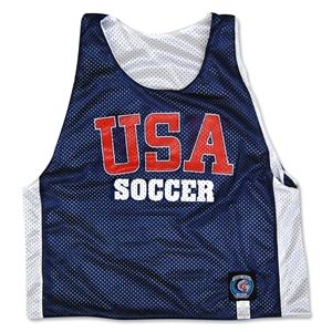 Objectivo USA Soccer Reversible Pinnie (Navy/White)