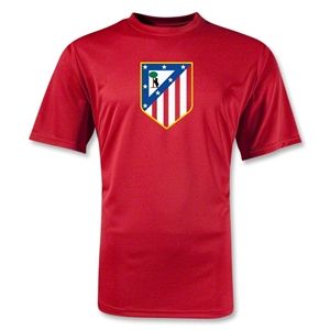 hidden Atletico Madrid Crest Training T Shirt (Red)