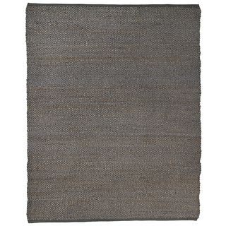 Hand woven Orta Grey Jute Area Rug (5 X 8)