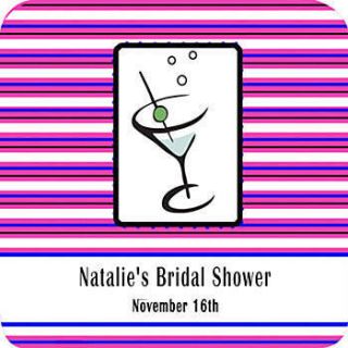 Bridal Martini Personalized Coaster