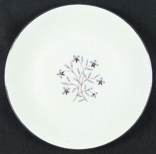 Salem Whimsey (White Background) Dinner Plate, Fine China Dinnerware   Floral Ce