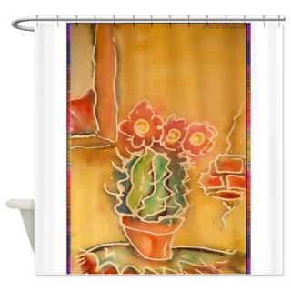  Cactus Southwest art Shower Curtain  Use code FREECART at Checkout