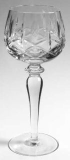 Imperial Crystal (Import) Clara (Import) #313 Wine Hock   Stem 313,Criss Cross,V