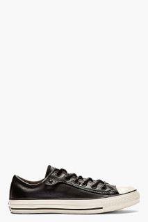 Converse By John Varvatos Black Leather Chuck Taylor All Star Sneakers
