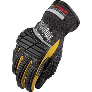 Mechanix Wear Leather Extrication Glove   Black, Medium, Model# EXT 75
