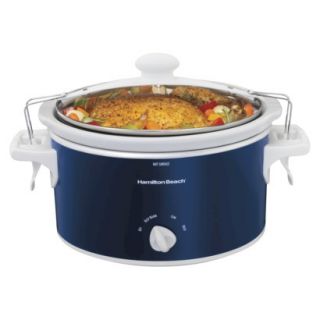 Hamilton Beach Stay or Go 4 Qt Slow Cooker   Navy