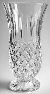Royal Crystal Rock Opera Flower Vase   Cut Verticals,Criss Crosses