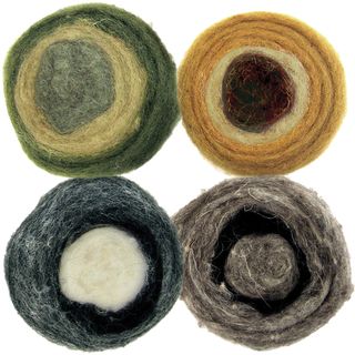 Feltworks Earth Tone Roving Rolls