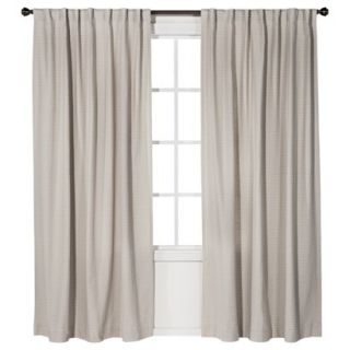 Nate Berkus Linen Weave Window Panel   Gray/Ivory (54x95)