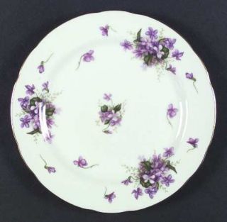 Rossetti Spring Violets Dinner Plate, Fine China Dinnerware   Purple Violets, Oc